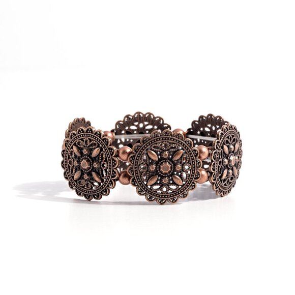 Leave of Lace - Copper Bracelet - Picture 2 of 2